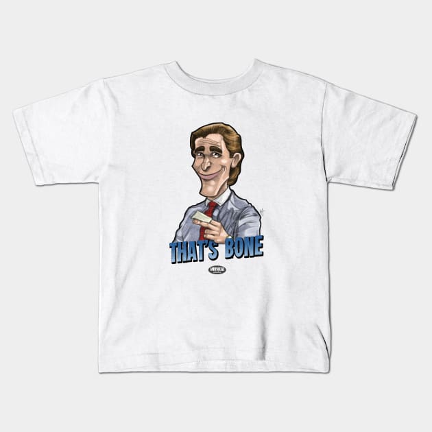 Patrick Bateman Kids T-Shirt by AndysocialIndustries